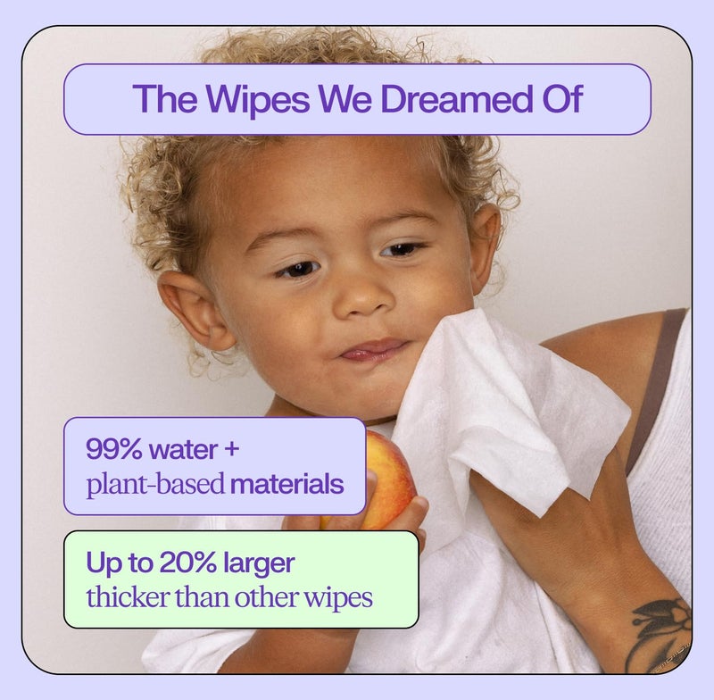 Freestyle Soft Jumbo Baby Wipes, Hypoallergenic and Unscented, Water-Based Wet Wipes for Babies, Finely Suited for Sensitive Skin, Thick & Oversized, Pack of 6, 72 Wipes Per Pack - Image 3